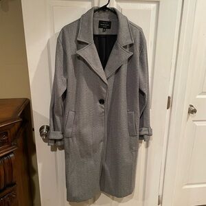 Haute Monde Classic Gray Trench Coat